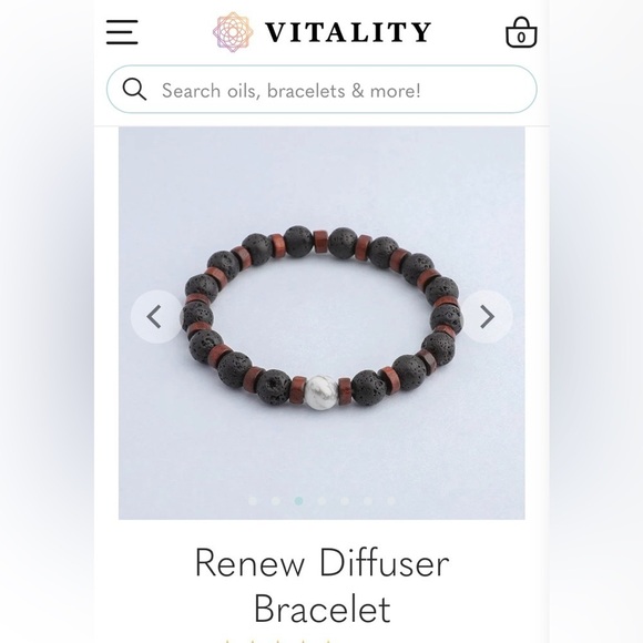 VITALITY Jewelry - VITALITY - NEW - EXTRACTS RENEW DIFFUSER BRACELET 8mm